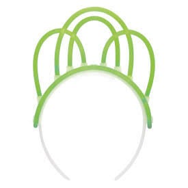 Glow-in-the-Dark Crown Tiara Green